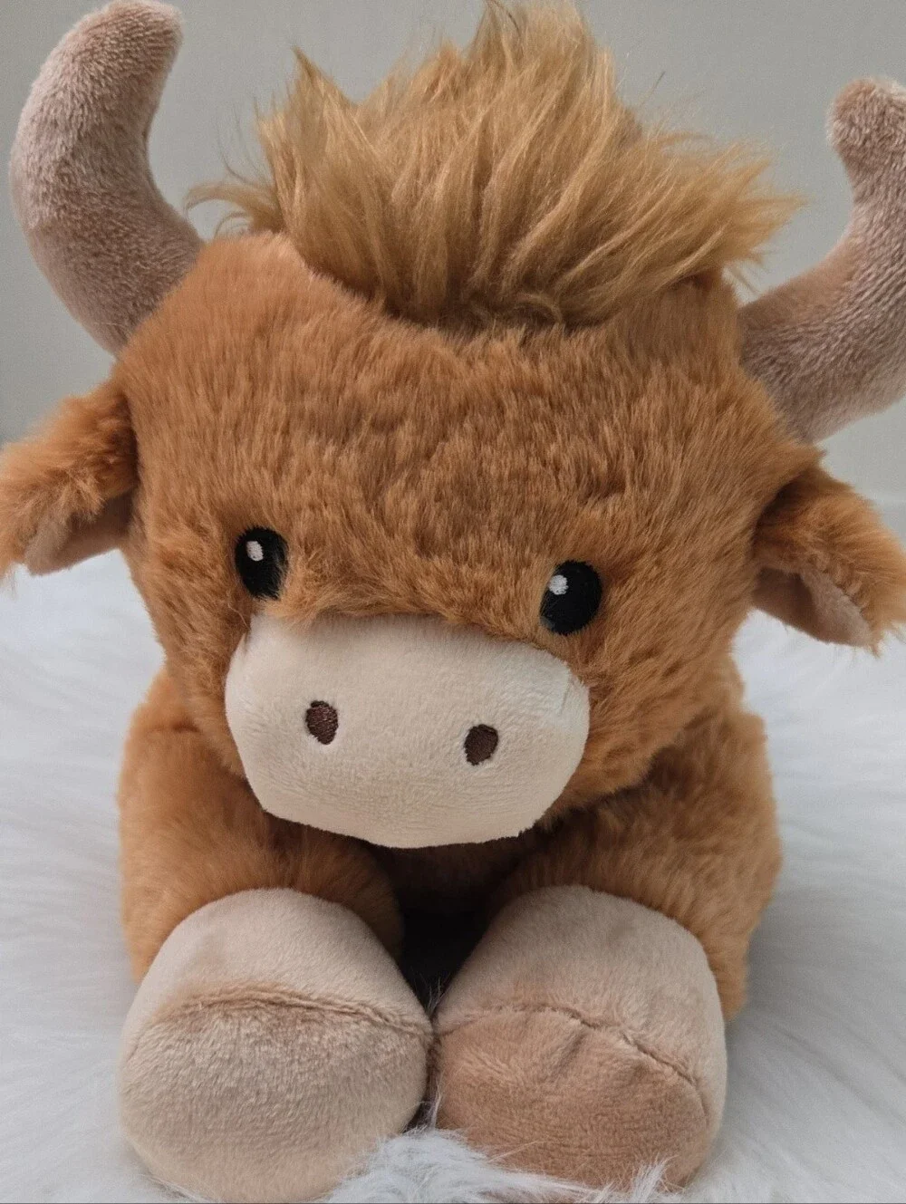 NWT Bessie West Highland Cow Doy Squeaky & Crinkle Dog Toy 12